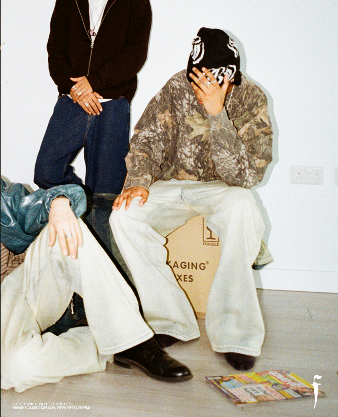 SAMPLE SALE SPECIAL: RFNO PIXEL BEANIE