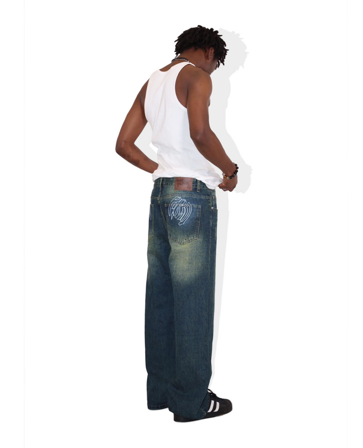 SAMPLE SALE SPECIAL: KAI SANDBLAST OUTLINE JEANS