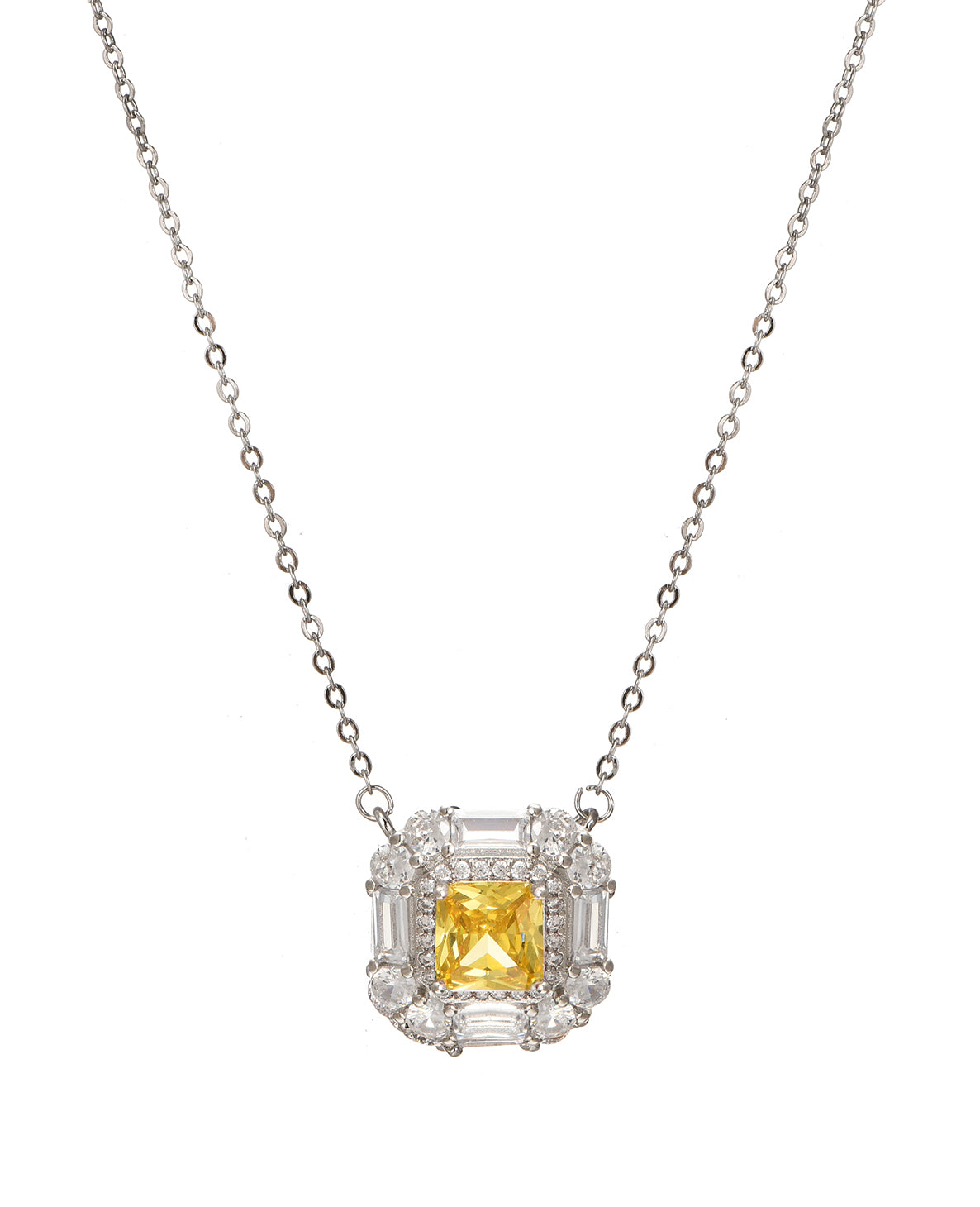 MOANA SQUARE DIAMOND NECKLACE