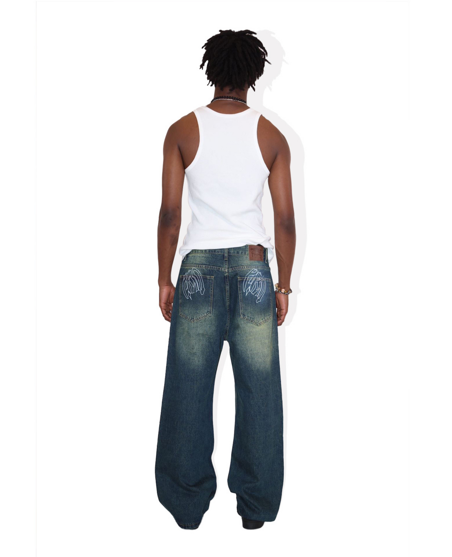 KAI SANDBLAST OUTLINE JEANS