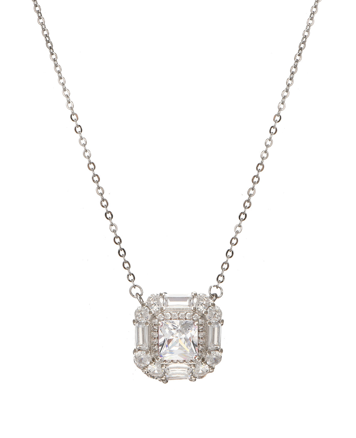 MOANA SQUARE DIAMOND NECKLACE