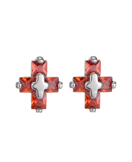 RFNO CLASSIC CROSS EARRINGS