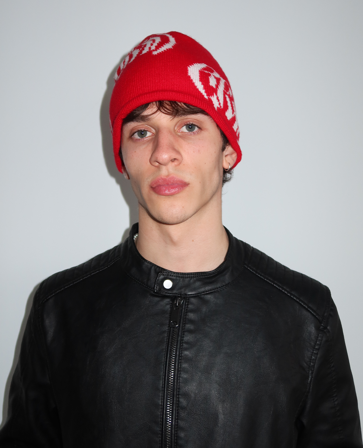 RFNO PIXEL BEANIE RED