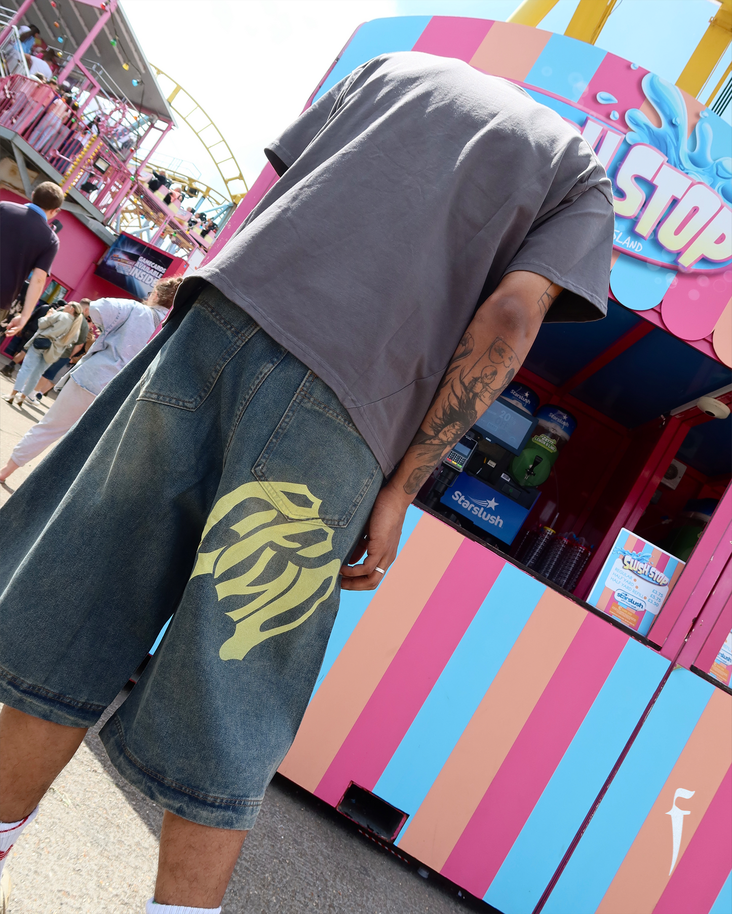 SOUTHEND YELLOW LOGO JORTS